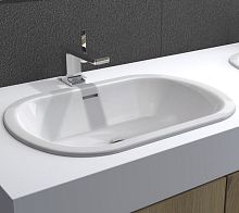 Built-in washbasin Magnumcompositehigh-glossdouble