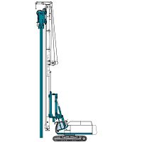 Hydraulic vibrator vertical