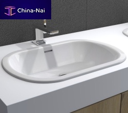 Built-in washbasin Magnumcompositehigh-glossdouble