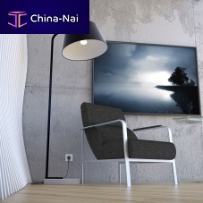 Floor lamp ORIONlacquered steelconcretecontemporary