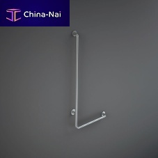 Stainless steel grab bar RAK-SilverL-shapedwall-mountedcommercial