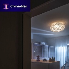 Contemporary ceiling light CABOCHE PLUSroundaluminumsteel