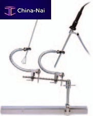 Endoscope instrument holding arm 69-0550-Gflexiblerail-mounted