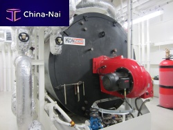 Oil heater KOHhorizontalheavy fuel oilexhaust gas