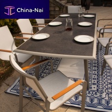 Contemporary dining table ROTONDEaluminumceramicHPL
