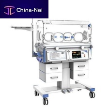 Neonatal transport incubator on castersTrendelenburgreverse Trendelenburg