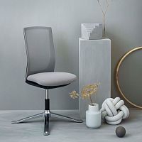 Contemporary chair FUTU 1100-Sindoormeshaluminium