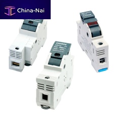 DIN rail fuse holder ASH series IECIP20LED
