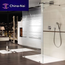 Fixed shower screen WALK INfor alcovestempered glasscommercial