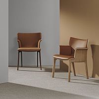 Contemporary chair ADELA REXindoorfabricplywood