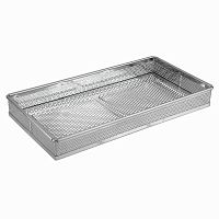 Dental instrument sterilization tray CIL 018 003 001for surgical instrumentsperforatedstainless steel