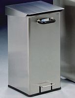 Stainless steel waste bin 800 seriesindustrial wastewith lidwith handle