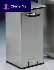 Stainless steel waste bin 800 seriesindustrial wastewith lidwith handle