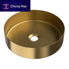 Countertop washbasin V510-Lstainless steelwithout holewithout overflow