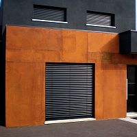 Panel cladding COR-TEN® steelverticalhorizontal