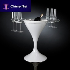 Contemporary high bar table COCKTAIL TIME RUSTY SMALLglasslow-density polyethylene (LDPE)polyethylene base
