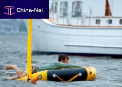 Man overboard rescue system for boat MOM 600