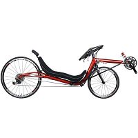 Crank-propelled recumbent bicycle Low Racer X-Lowadultred