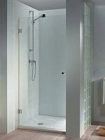 Swing shower screen SCANDIC M101for alcovestempered glass