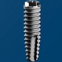 Conical dental implant Strong SWtitaniuminternal hexagonexternal hexagon