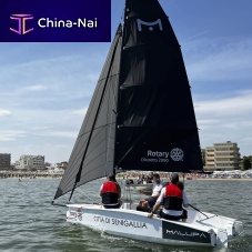 Disabled person sailing dinghy Malupamultiplerecreationalinstructional