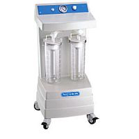 Electric surgical suction pump on casters