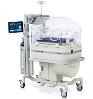 Neonatal incubator on casters Duetto® 2386with monitor