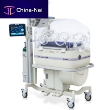 Neonatal incubator on casters Duetto® 2386with monitor