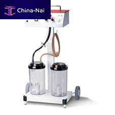 Electric surgical suction pump AI-78for surgical drainage and debridementon casters