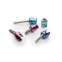 Cervical pedicle screw polyaxialmetallic
