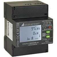 Three-phase electrical energy meter ENERGYMID EM2389, EM2289 SeriesDIN railwith LCD display