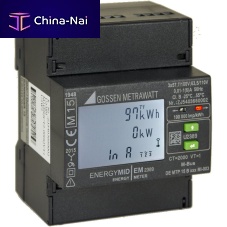 Three-phase electrical energy meter ENERGYMID EM2389, EM2289 SeriesDIN railwith LCD display