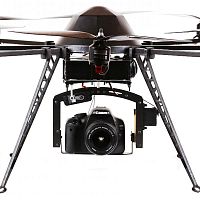 Video surveillance camera system thermalfor drones
