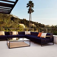 Garden sofa MOOREmodularcornercontemporary