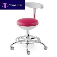 Dental stool ASSISTheight-adjustablewith backrest