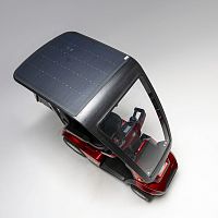 Electric mobility scooter Afikim Solar 4-wheeltwo-seaterwith basket