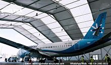 Aircraft hangar 40x40m temporaryfor airport