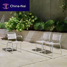Contemporary chair POLYoutdooraluminumgalvanised steel