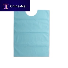 Single-use medical bib 2208adultblue