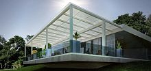 Aluminum solar shading LONGWAY for roofmotorized rotating