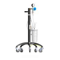 Pneumatic surgical suction pump 401 serieson casters