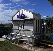 Containerized wastewater treatment plant EQUIP DISC
