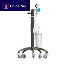 Pneumatic surgical suction pump 401 serieson casters