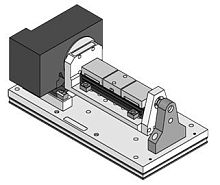 Horizontal rotary table for machining centers