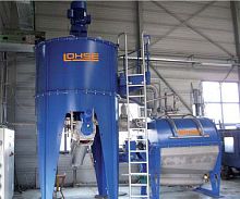 Organic waste treatment plant for food