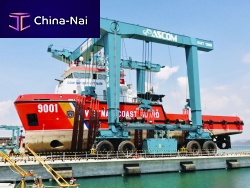 Remotely controlled travel lift BHT 1000all-wheel steeringfor heavy loads