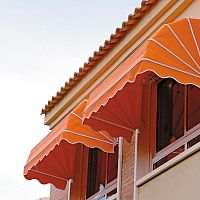 Basket awning ARUBAmanualwhite