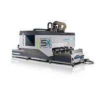 CNC machining center for the wood industry VEGA 5X series5-axiswith swiveling spindlegantry