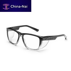 Safety glasses with side shields CONTEMPORARY MEDwith anti-scratch coatinganti-fog coating