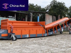 Belt conveyor mobilefor the food industrycustom-made